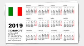 business cards calendars 2020