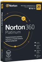 Norton 360 Platinum 20PC / 1Rok (nie wymaga karty)