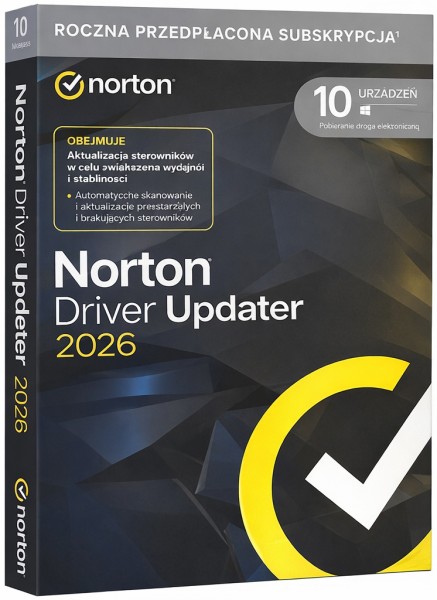 Norton Driver Updater 10 stanowisk na 1 rok