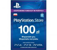 Sony PlayStation Network 100 zł ( polska dystrybucja )