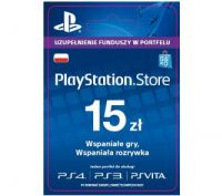 Sony PlayStation Network 15 zł ( polska dystrybucja )