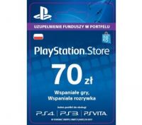 Sony PlayStation Network 70 zł ( polska dystrybucja )