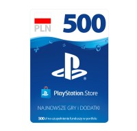 Sony PlayStation Network 500 zł ( polska dystrybucja )