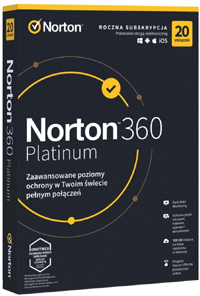 Kup Norton 360 Platinum 20PC / 1Rok (nie wymaga karty)