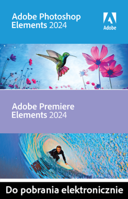 Kup Adobe Photoshop i Premiere Elements 2024 macOS polska wersja
