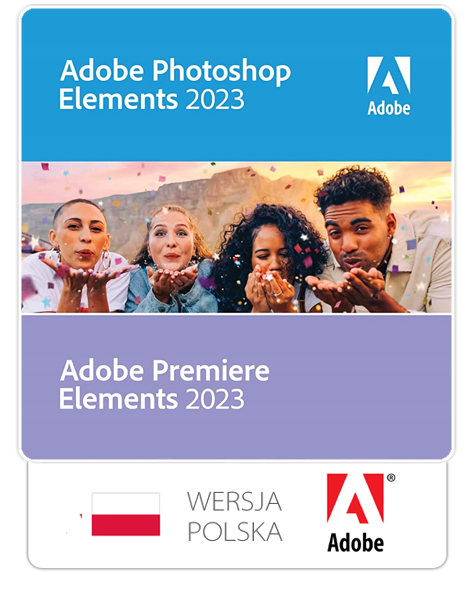 Kup Adobe Photoshop i Premiere Elements 2023 - polska wersja