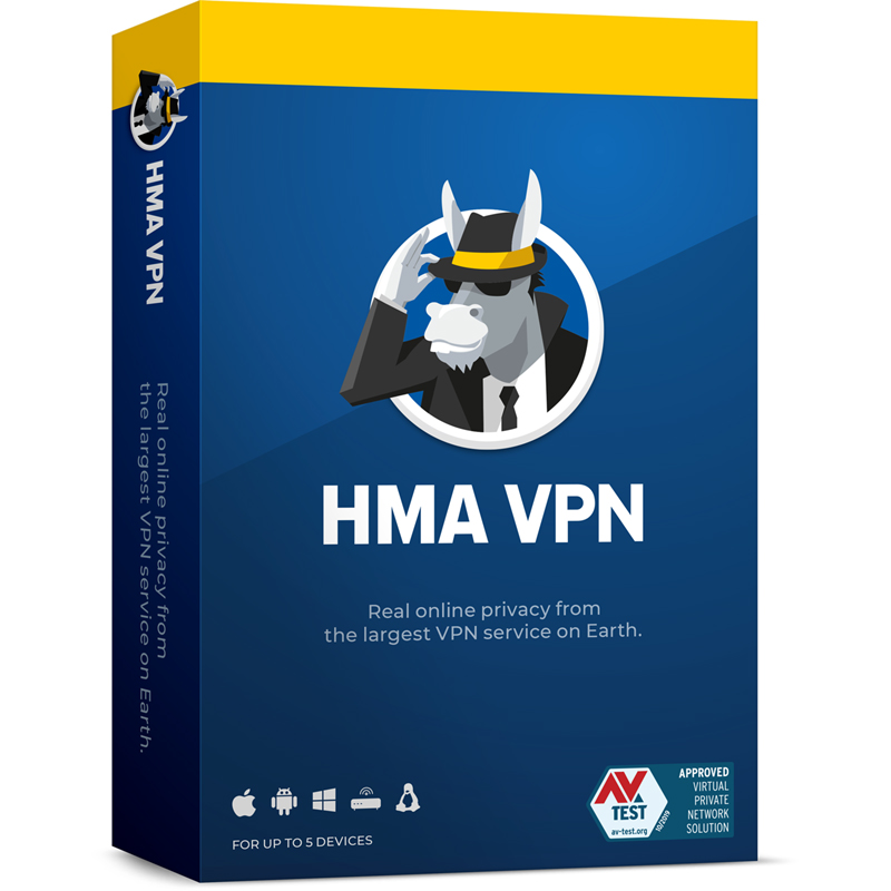 Kup HMA! Pro VPN HideMyAss 5 stanowisk / 1rok
