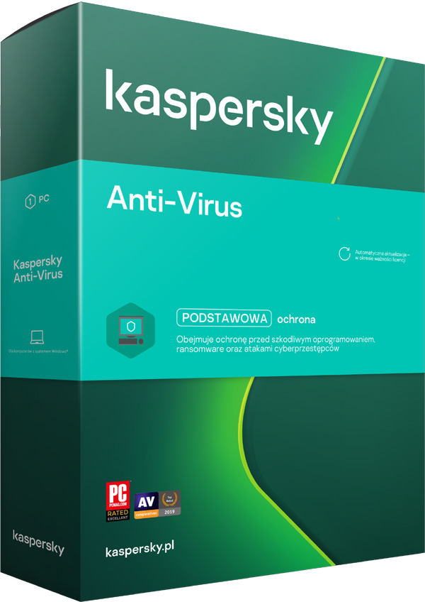 Kup Kaspersky AntiVirus 1PC/1Rok