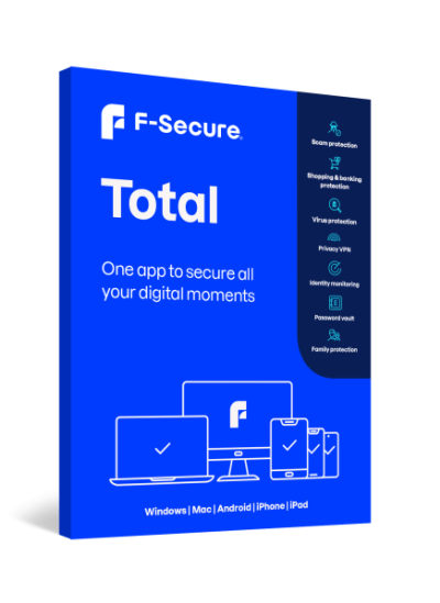 Kup F-Secure Total Security VPN 3 urządzenia / 1Rok