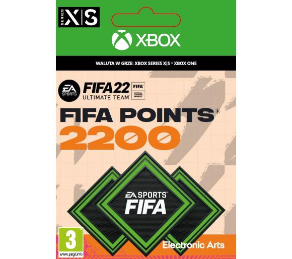 Kup FIFA 22 Ultimate Team 2200 punktów (XBOX)