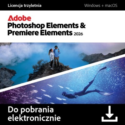 Kup Adobe Photoshop i Premiere Elements 2026 macOS polska wersja