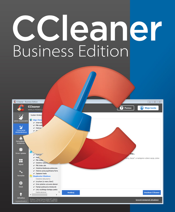 Kup Piriform CCleaner Business Edition 1PC / 2Lata