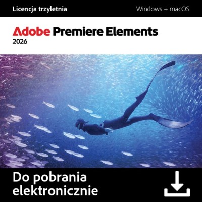 Kup Adobe Premiere Elements 2026 MacOS polska wersja