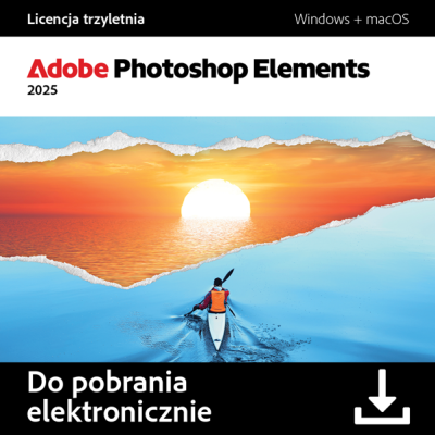 Kup Adobe Photoshop Elements 2025 MacOS polska wersja