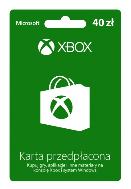 Kup Karta przedpłacona XBOX 40 zł