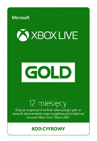 Kup XBOX Live Gold 12 miesięcy