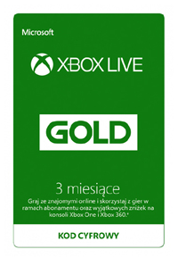 Kup XBOX Live Gold 3 miesiące