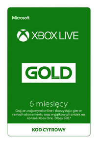 Kup XBOX Live Gold 6 miesięcy