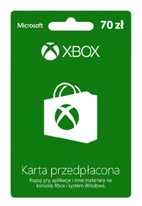 Kup Karta przedpłacona XBOX 70 zł