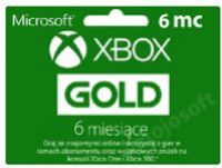 XBOX Live Gold 6 miesięcy