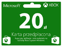 Karta przedpłacona XBOX 20 zł