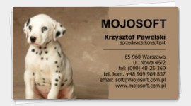 business cards pets