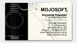 business card musician