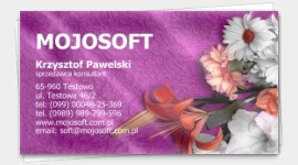 templates business cards Florist