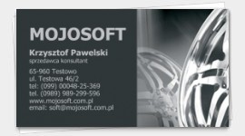 example business cards automotive