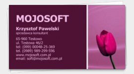 business cards Flowers