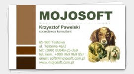 business cards animals