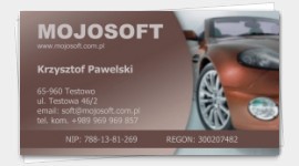 business card auto