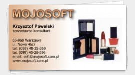 business card cosmetic