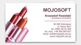 business card cosmetic