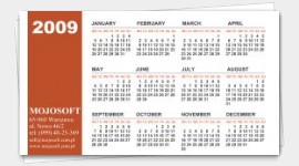 business cards calendars 2024