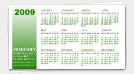 business cards calendars 2024