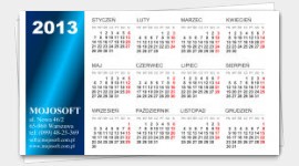 example business cards calendar