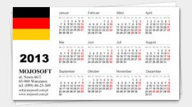 business cards calendars 2024