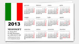 wizytówka wzór kalendarzyk