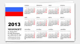 example business cards calendar