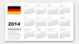 example business cards calendar