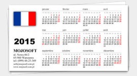 example business cards calendar