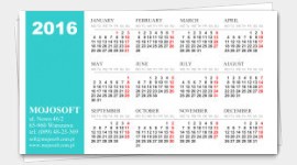 business cards calendars 2024