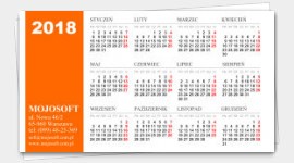 business cards calendars 2024