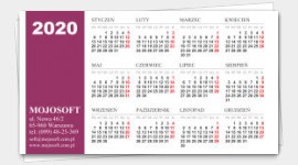 business cards calendars 2024