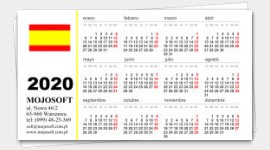 example business cards calendar