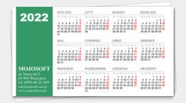 wizytówka kalendarz