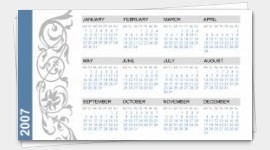 business cards calendars 2024