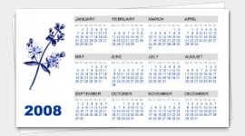 example business cards calendar