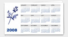 sample business cards calendars 2024